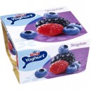 Skogsb&aelig;r yoghurt 4x150g Tine