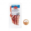 Skivet villmarksbacon r&oslash;kt p&aring; flis 120g Bjerke